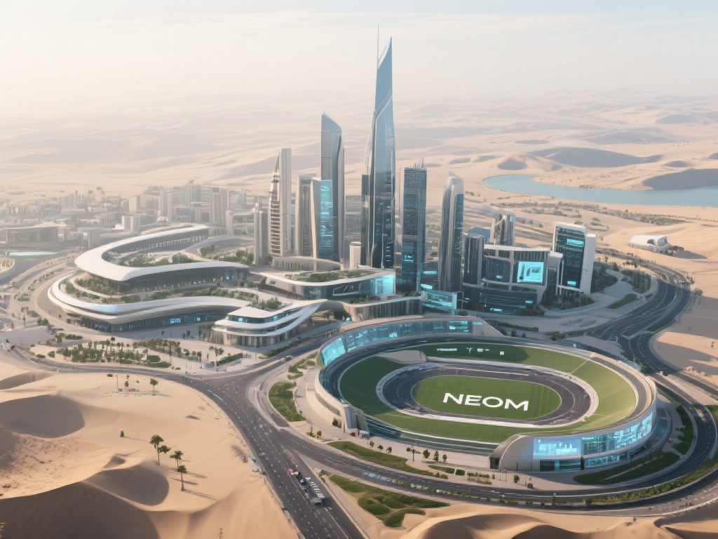 震撼的计划!沙特斥资1万亿英镑打造超大城市,欲申办世界杯 然而沙特的“NEOM”计划显然更为野心勃