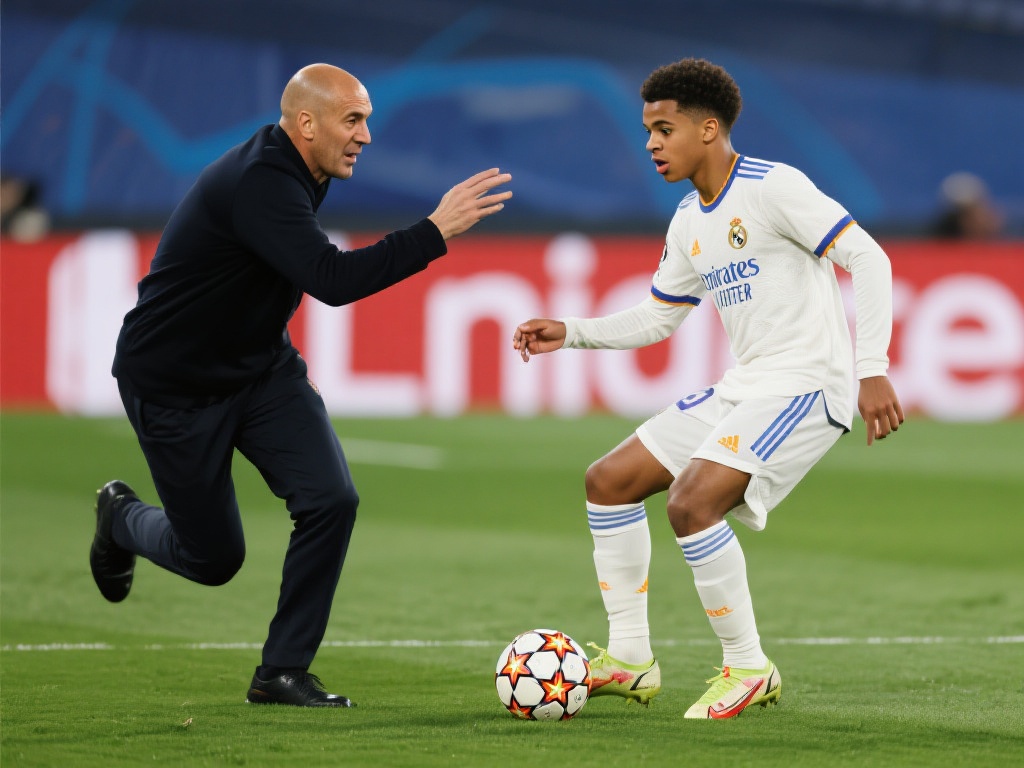 面对贝林厄姆这样的顶级中场新星，齐达内的